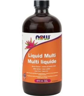 NOW Foods Adults' Liquid Multi Berry, 473 mL | Unbeatable Prices, Daily Deals | VITASHOP