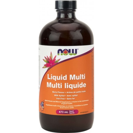 NOW Foods Adults' Liquid Multi Berry, 473 mL | 每天不同折扣, 全网最低价格 | 种类齐全的保健品店铺 VITASHOP, 只有你想不到, 没有你买不到 !