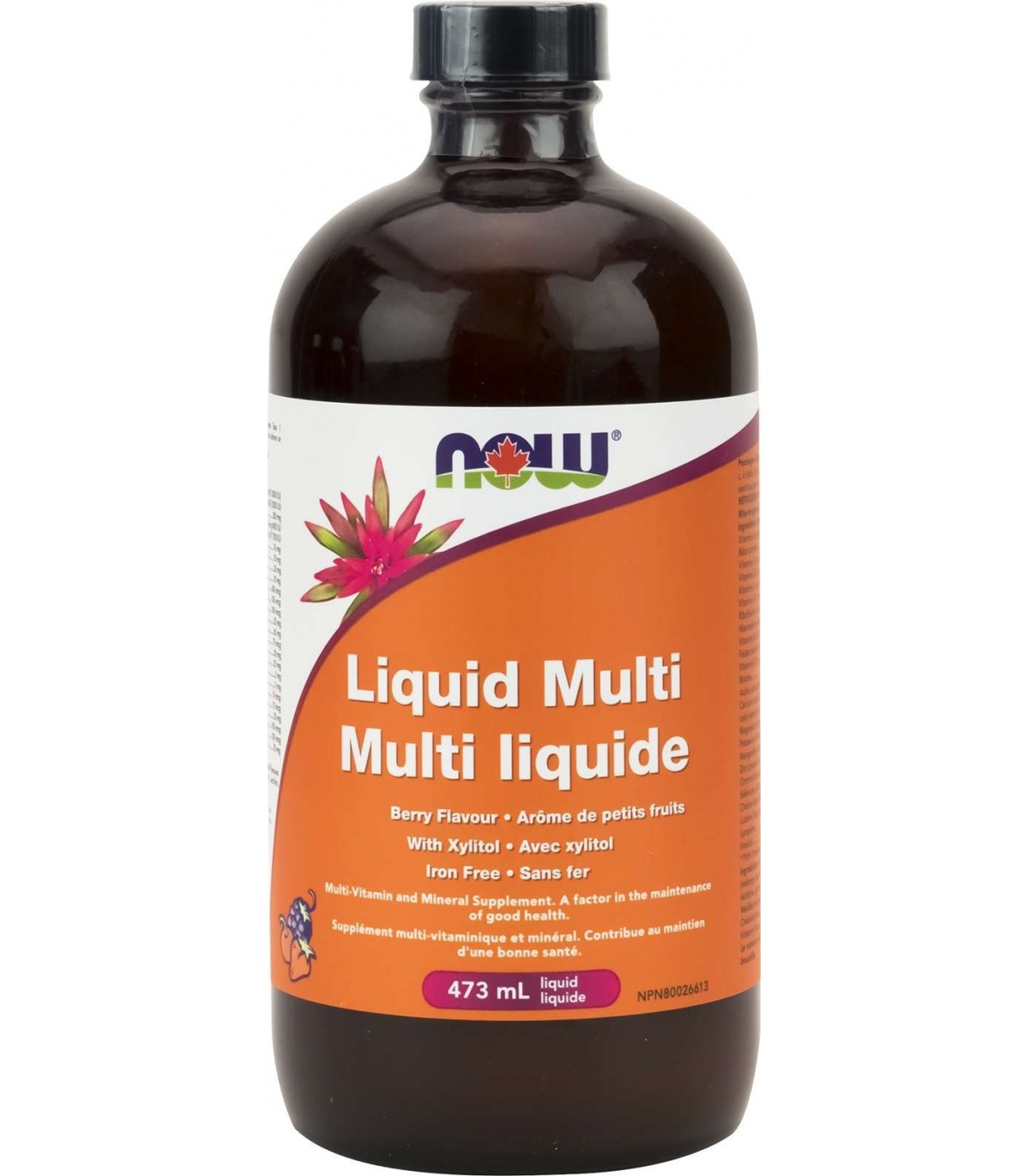 NOW Foods Adults' Liquid Multi Berry, 473 mL | 每天不同折扣, 全网最低价格 | 种类齐全的保健品店铺 VITASHOP, 只有你想不到, 没有你买不到 !