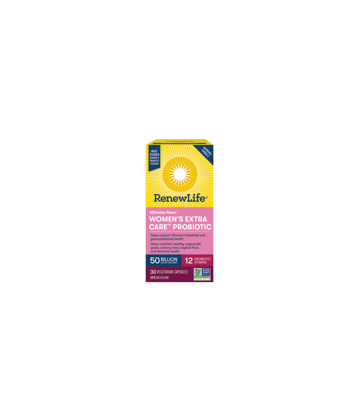 Renew Life Ultimate Flora Women's Extra Care 50B 30 Capsules | 每天不同折扣, 全网最低价格 | 种类齐全的保健品店铺 VITASHOP, 只有你想不到, 没有你买不到 !