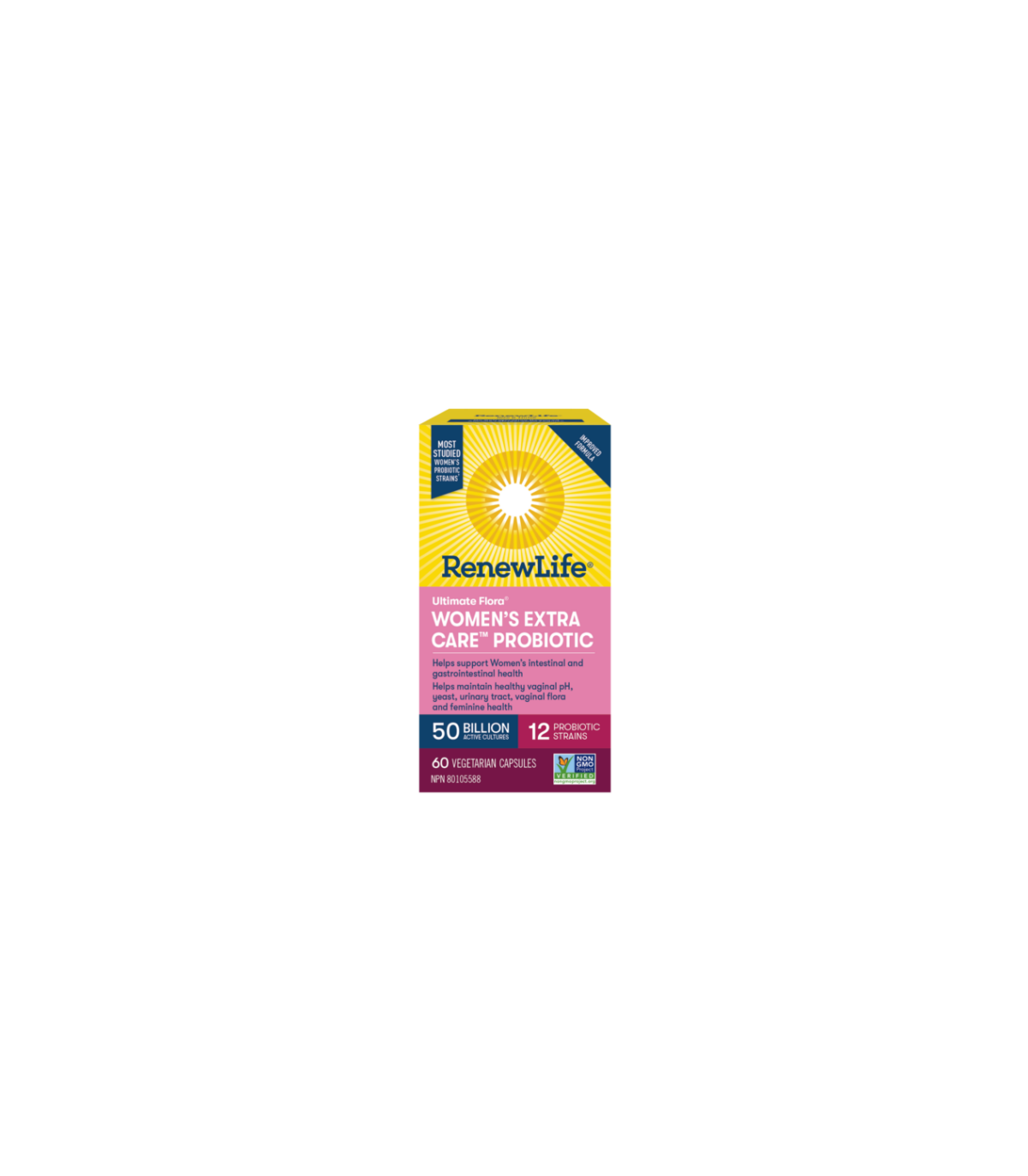 Renew Life Ultimate Flora Women's Extra Care 50B 60 Capsules | Unbeatable Prices, Daily Deals | VITASHOP