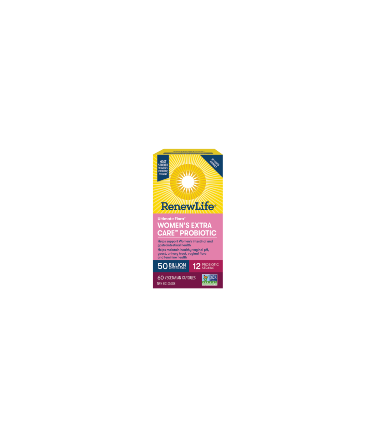 Renew Life Ultimate Flora Women's Extra Care 50B 60 Capsules | 每天不同折扣, 全网最低价格 | 种类齐全的保健品店铺 VITASHOP, 只有你想不到, 没有你买不到 !