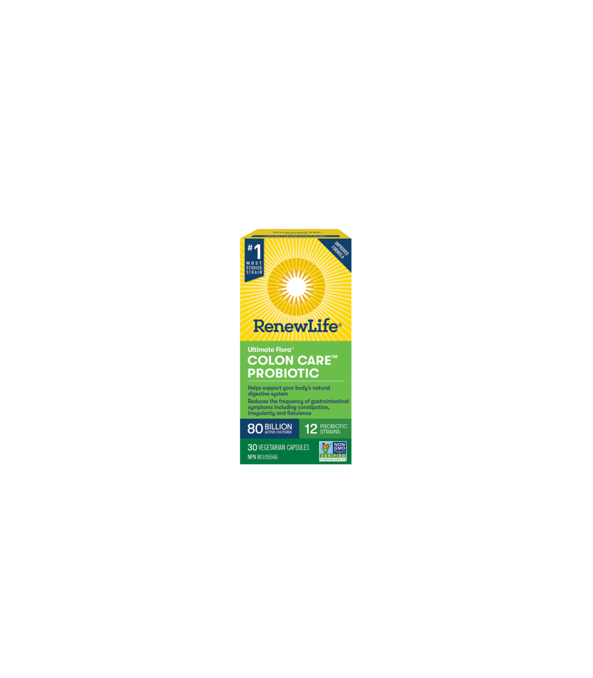 Ultimate Flora Colon Care 80B 30 Capsules | Safest & Easiest Shopping Vitamins Online | VITASHOP