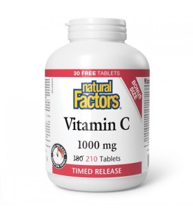 Vitamin C Time Release 1000 mg, 210 Tablets | Safest & Easiest Shopping Vitamins Online | VITASHOP