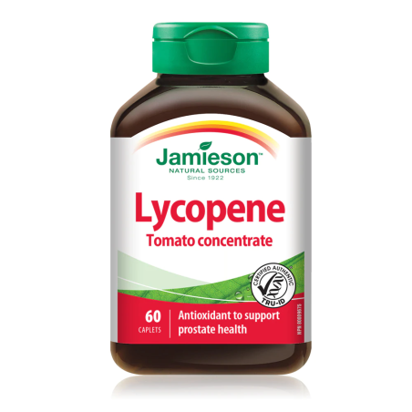 Jamieson Lycopene 10 mg Tomato Concentrate 60 Caplets | Unbeatable Prices, Daily Deals | VITASHOP