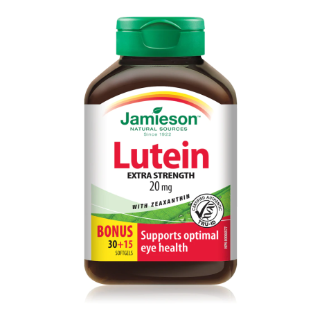 Jamieson 자미에슨 Lutein-Z X-Strength 20mg 30+15 소프트젤 | 매일 업데이트되는 특가 상품 | VITASHOP