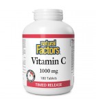 Natural Factors Vitamin C Time Release 1000 mg, 180 Tablets | 每天不同折扣, 全网最低价格 | 种类齐全的保健品店铺 VITASHOP, 只有你想不到, 没有你买不到 !