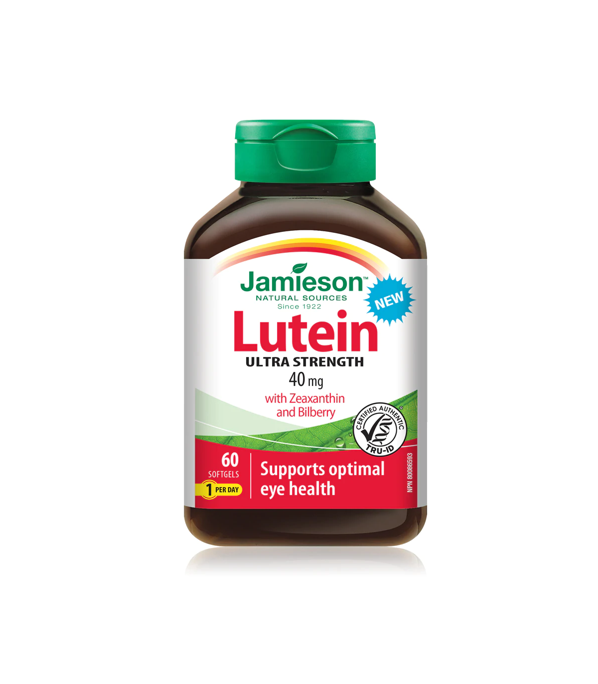 Jamieson Lutein 40 mg Ultra Strength 60 Softgels | Unbeatable Prices, Daily Deals | VITASHOP
