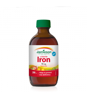 Jamieson Liquid Iron 10 mg Tropical 200 ml | Unbeatable Prices, Daily Deals | VITASHOP