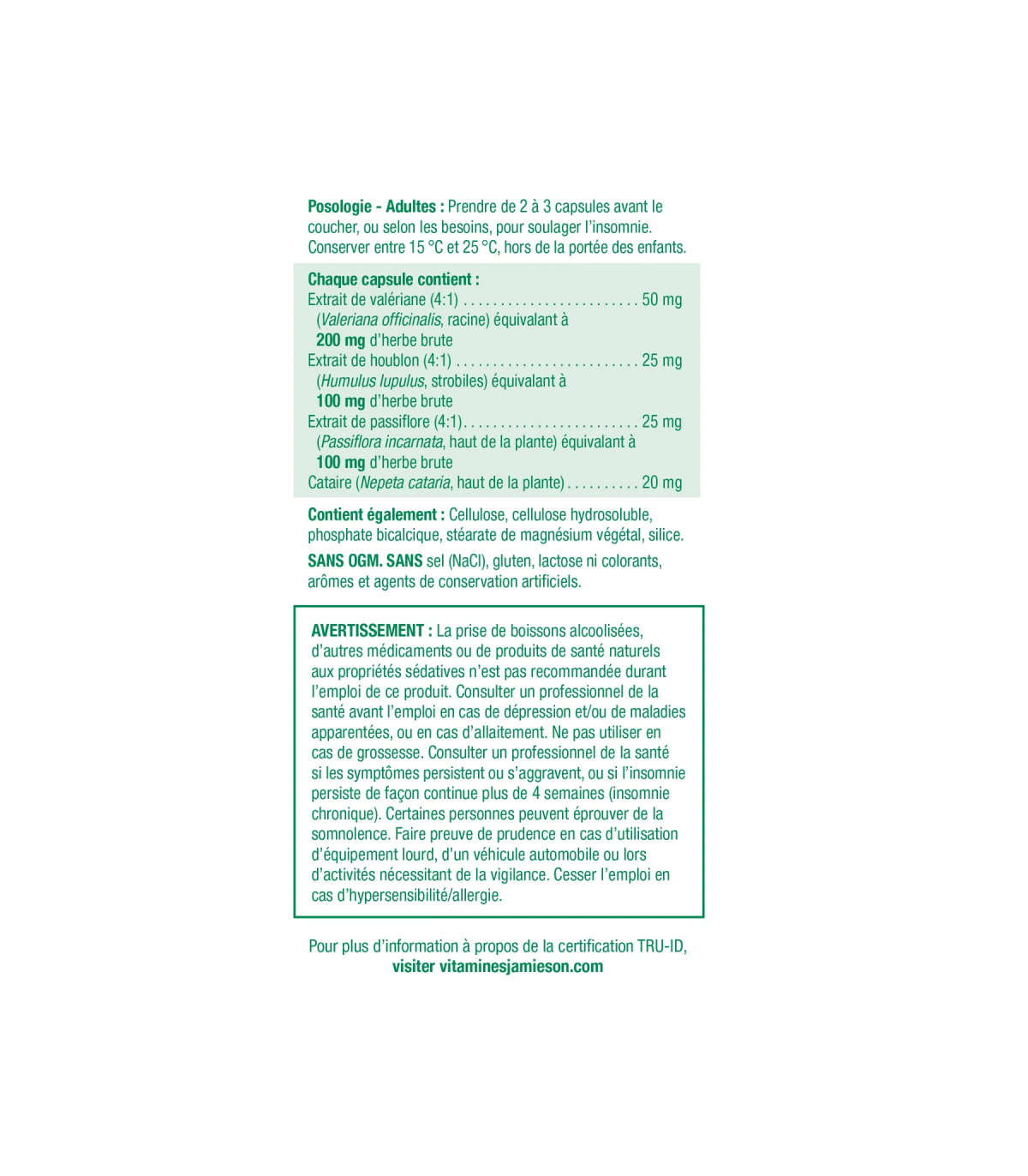 Jamieson Herbal Complex Relax & Sleep 60 Capsules | Unbeatable Prices, Daily Deals | VITASHOP