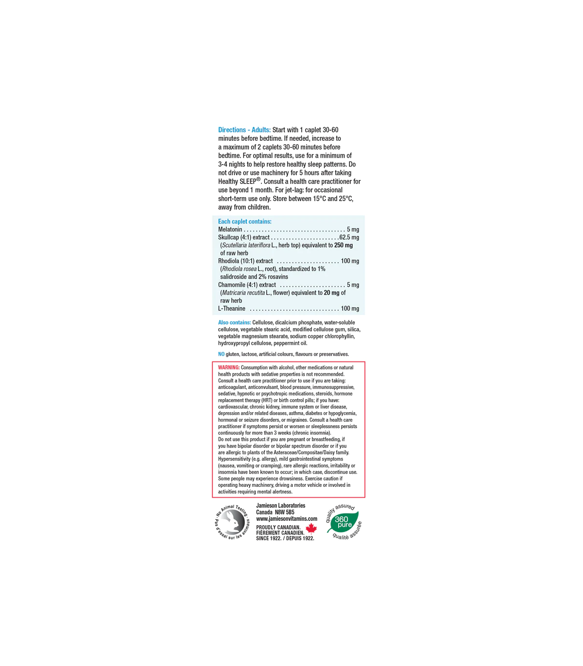 Jamieson Healthy Sleep 16 Caplets | Unbeatable Prices, Daily Deals | VITASHOP