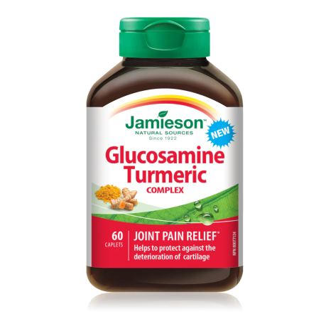 Jamieson Glucosamine Turmeric Complex 60 Caplets | Unbeatable Prices, Daily Deals | VITASHOP