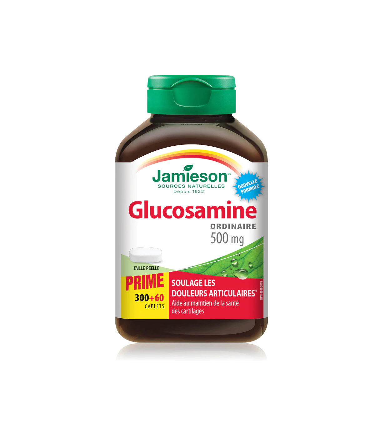 Jamieson Glucosamine Sulfate 500 mg 300+60 Free Capsules | Unbeatable Prices, Daily Deals | VITASHOP