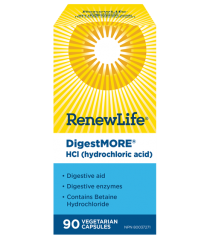 Renew Life 리뉴 라이프 DigestMORE HCl 90 캡슐 | 매일 업데이트되는 특가 상품 | VITASHOP