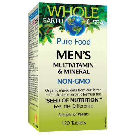 Whole Earth & Sea Men's Multivitamin & Mineral, 120 Tablets | Unbeatable Prices, Daily Deals | VITASHOP
