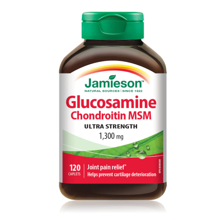Jamieson 자미에슨 글루코사민 콘드로이틴 MSM 1,300mg 120정 | 매일 업데이트되는 특가 상품 | VITASHOP