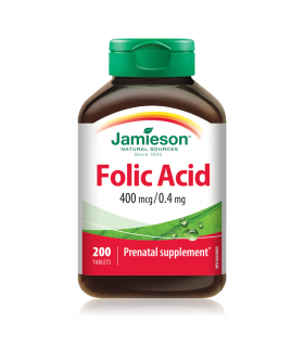 Jamieson Folic Acid 400 mcg 200 Tablets | 每天不同折扣, 全网最低价格 | 种类齐全的保健品店铺 VITASHOP, 只有你想不到, 没有你买不到 !