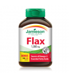 Jamieson Flaxseed Oil 1000 mg 180+20 Softgels | 每天不同折扣, 全网最低价格 | 种类齐全的保健品店铺 VITASHOP, 只有你想不到, 没有你买不到 !