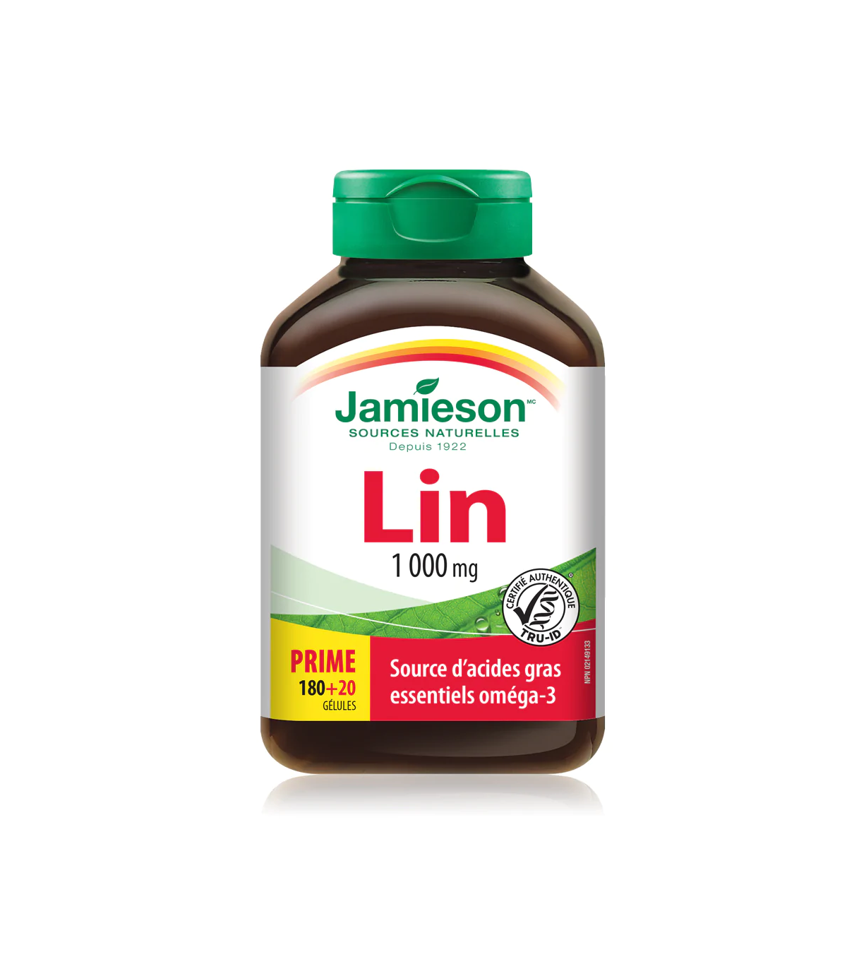 Jamieson Flaxseed Oil 1000 mg 180+20 Softgels | 每天不同折扣, 全网最低价格 | 种类齐全的保健品店铺 VITASHOP, 只有你想不到, 没有你买不到 !