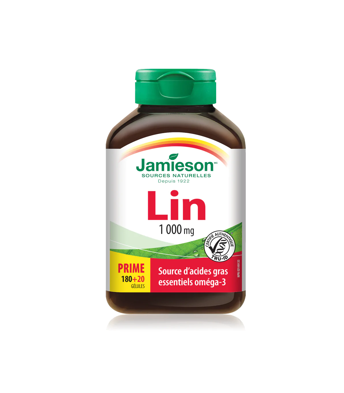 Jamieson Flaxseed Oil 1000 mg 180+20 Softgels | 每天不同折扣, 全网最低价格 | 种类齐全的保健品店铺 VITASHOP, 只有你想不到, 没有你买不到 !