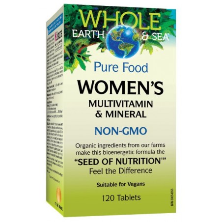 Whole Earth & Sea Women's Multivitamin & Mineral, 120 Tablets | Unbeatable Prices, Daily Deals | VITASHOP