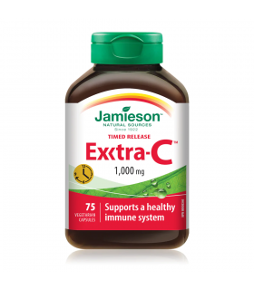 Jamieson Extra-C 1,000 mg Timed Release 75 Caplets | 每天不同折扣, 全网最低价格 | 种类齐全的保健品店铺 VITASHOP, 只有你想不到, 没有你买不到 !