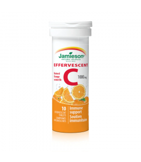 Effervescent Vitamin C 1,000 mg Orange 10 Tablets | Safest & Easiest Shopping Vitamins Online | VITASHOP