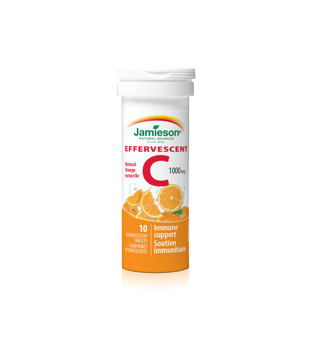 Effervescent Vitamin C 1,000 mg Orange 10 Tablets | Safest & Easiest Shopping Vitamins Online | VITASHOP