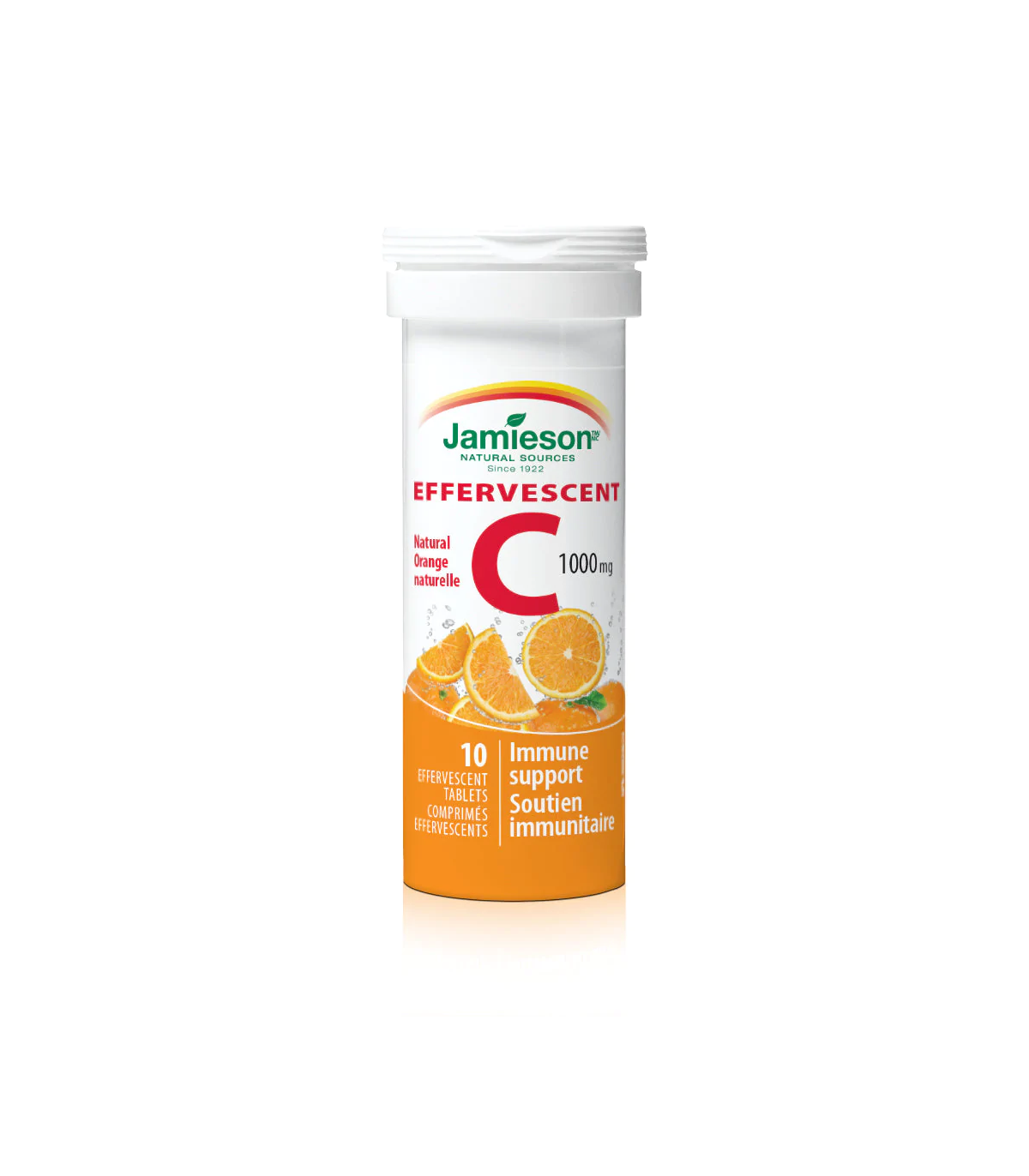 Effervescent Vitamin C 1,000 mg Orange 10 Tablets | Safest & Easiest Shopping Vitamins Online | VITASHOP