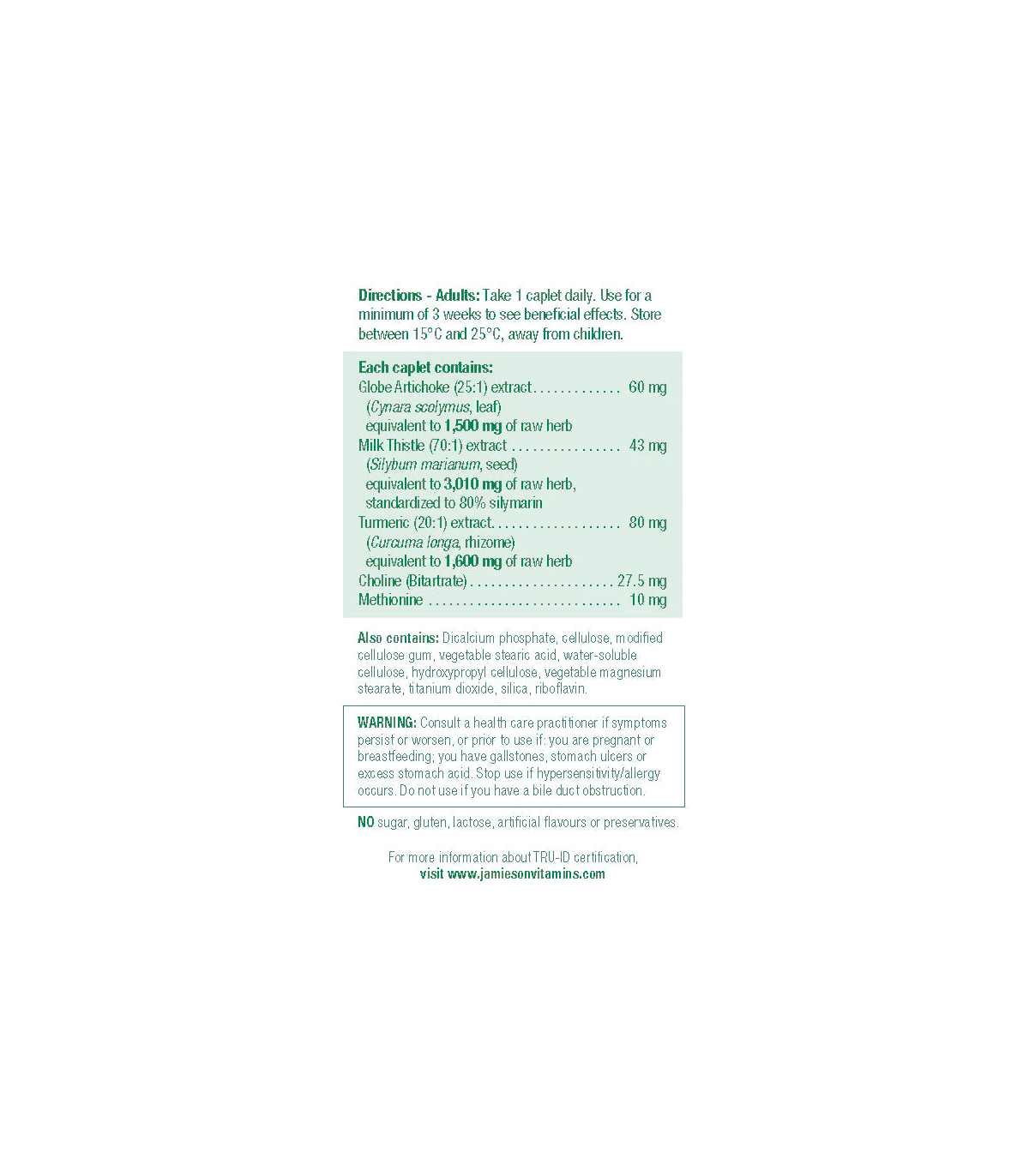 Daily Liver Detox 30 Capsules | Safest & Easiest Shopping Vitamins Online | VITASHOP