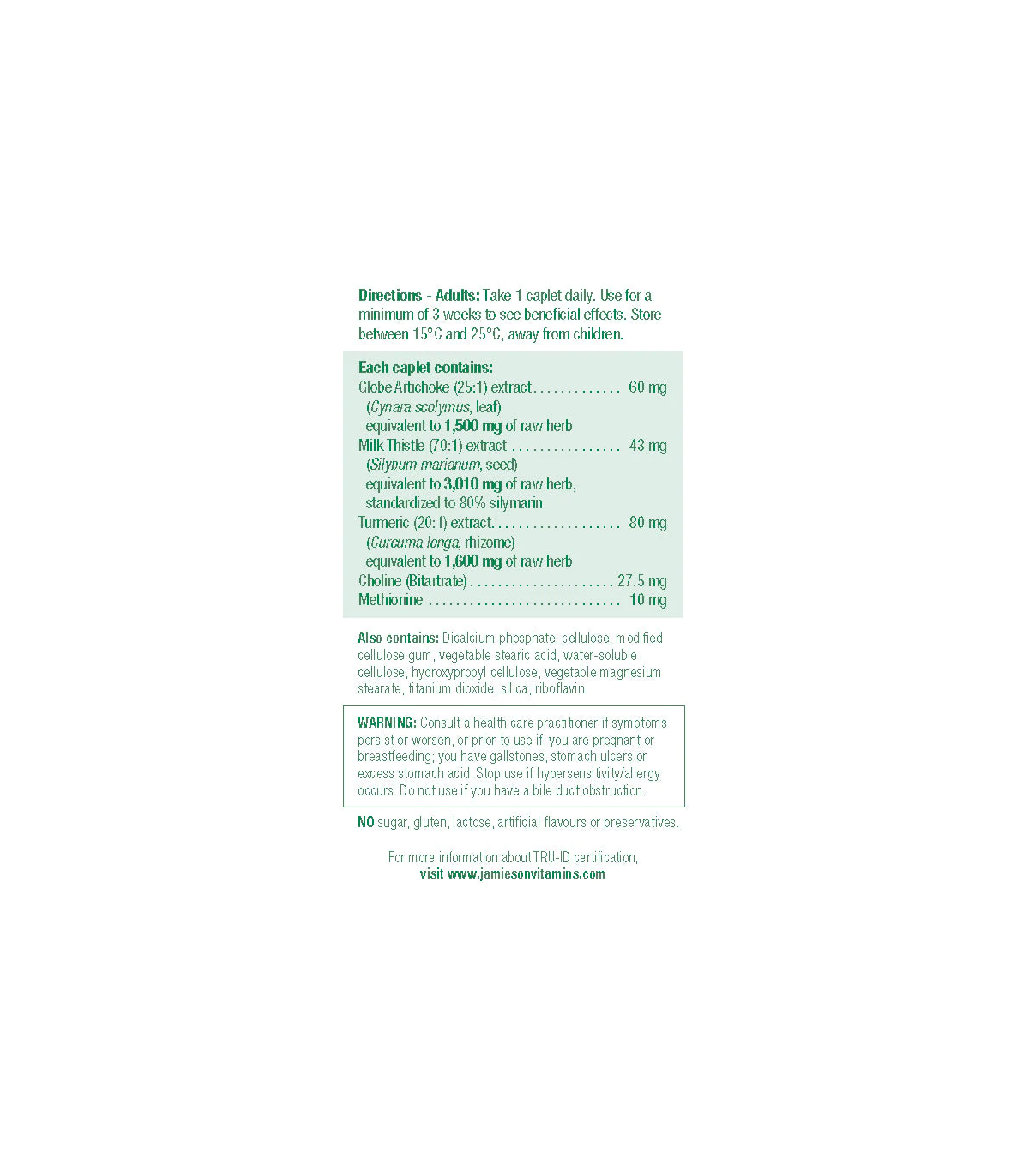 Daily Liver Detox 30 Capsules | Safest & Easiest Shopping Vitamins Online | VITASHOP