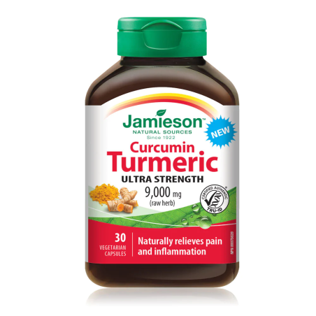 Jamieson Curcumin Turmeric 9,000 mg 30 Capsules | Unbeatable Prices, Daily Deals | VITASHOP