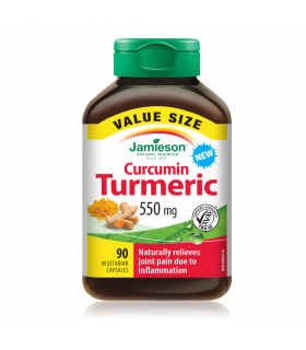 Jamieson Curcumin Turmeric 550毫克90 Softgels Unbeatable Prices, 每日交易