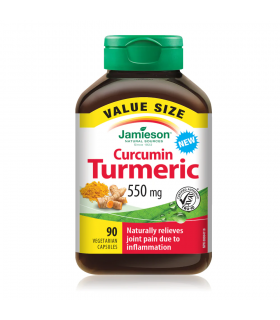 Jamieson 커큐민 터메릭 550mg 90 소프트젤 |무적의 가격, 매일 특가 |VITASHOP