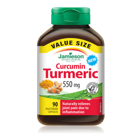 Jamieson Curcumin Turmeric 550毫克90 Softgels Unbeatable Prices, 每日交易