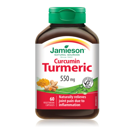 Jamieson Curcumin Turmeric 550 mg 60 Capsules | 每天不同折扣, 全网最低价格 | 种类齐全的保健品店铺 VITASHOP, 只有你想不到, 没有你买不到 !