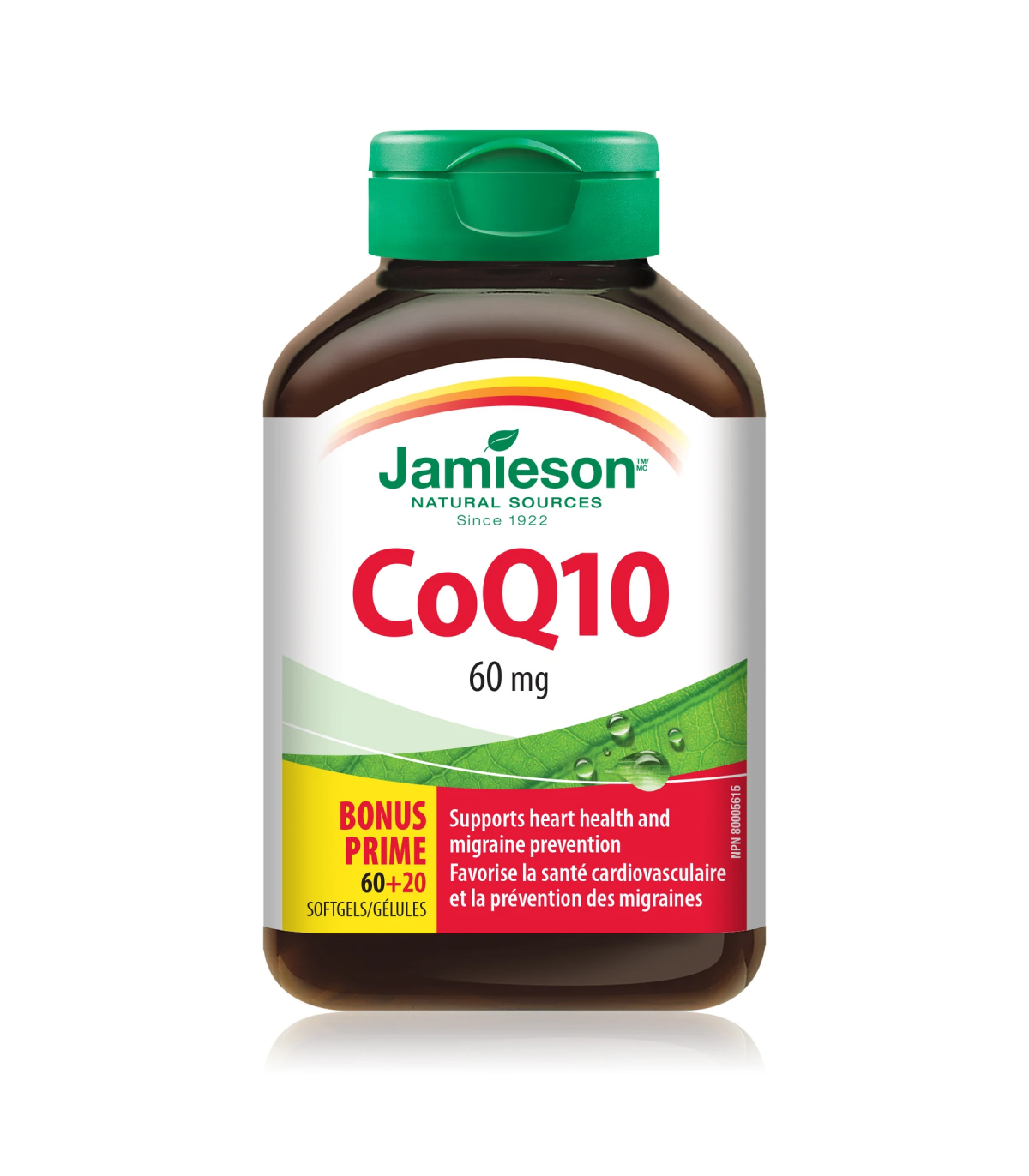Jamieson 자미에슨 CoQ10 60 mg 무함유 60 + 20 소프트젤 | 매일 업데이트되는 특가 상품 | VITASHOP