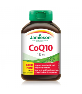 Jamieson 자미에슨 CoQ10 120 mg 무료 30 + 30 소프트젤 | 매일 업데이트되는 특가 상품 | VITASHOP