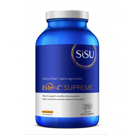 SISU 시수 Ester-C Supreme, 210 식물성 캡슐 | 매일 업데이트되는 특가 상품 | VITASHOP