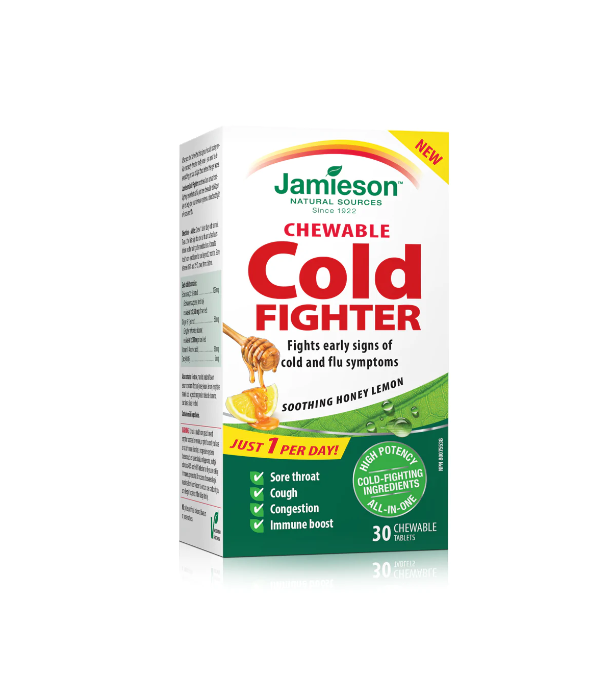 Jamieson Cold Fighter 30 Chewable Tablets | 每天不同折扣, 全网最低价格 | 种类齐全的保健品店铺 VITASHOP, 只有你想不到, 没有你买不到 !
