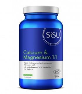 SISU Calcium & Magnesium 1:1 with D3, 200 Capsules | 每天不同折扣, 全网最低价格 | 种类齐全的保健品店铺 VITASHOP, 只有你想不到, 没有你买不到 !