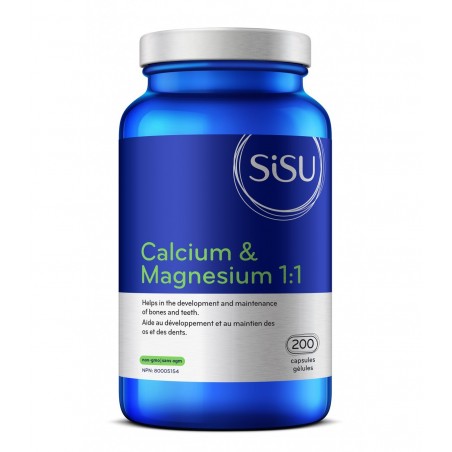 SISU Calcium & Magnesium 1:1 with D3, 200 Capsules | 每天不同折扣, 全网最低价格 | 种类齐全的保健品店铺 VITASHOP, 只有你想不到, 没有你买不到 !