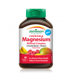 Jamieson Chewable Magnesium Mineral Complex 60 Tablets | Unbeatable Prices, Daily Deals | VITASHOP