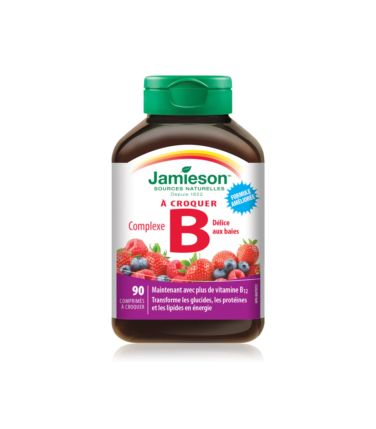 Jamieson Chewable B-Complex Berry Bliss  90 Chewable Tablets | Unbeatable Prices, Daily Deals | VITASHOP