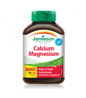 Jamieson Calcium Magnesium 100+100 Caplets | 每天不同折扣, 全网最低价格 | 种类齐全的保健品店铺 VITASHOP, 只有你想不到, 没有你买不到 !