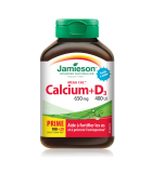 Jamieson 자미에슨 칼슘 650 mg + 비타민 D 400 IU 100+20 프리 캐플릿 | 매일 업데이트되는 특가 상품 | VITASHOP