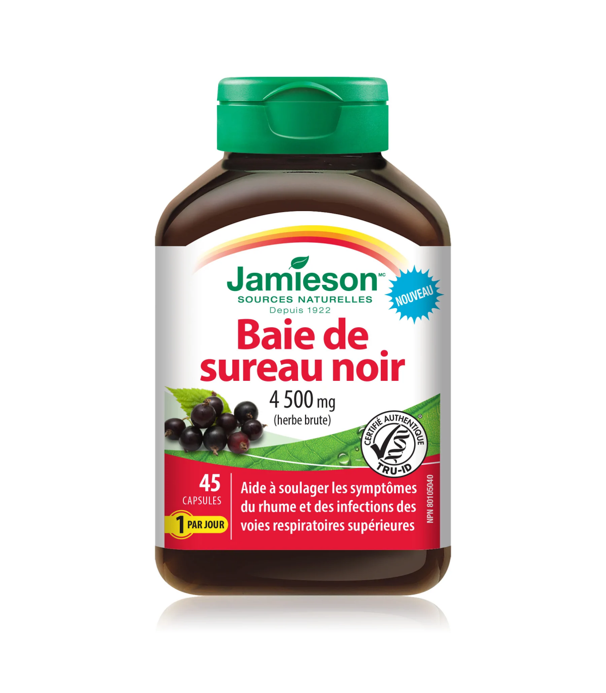 Jamieson 자미에슨 블랙 엘더베리 4500mg 45캡슐 | 매일 업데이트되는 특가 상품 | VITASHOP