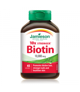 Jamieson Biotin 10000 mcg 45 Softgels | Unbeatable Prices, Daily Deals | VITASHOP
