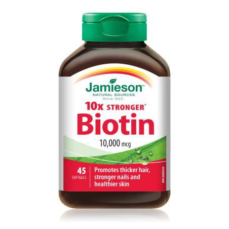 Biotin 10000 mcg 45 Softgels | Safest & Easiest Shopping Vitamins Online | VITASHOP