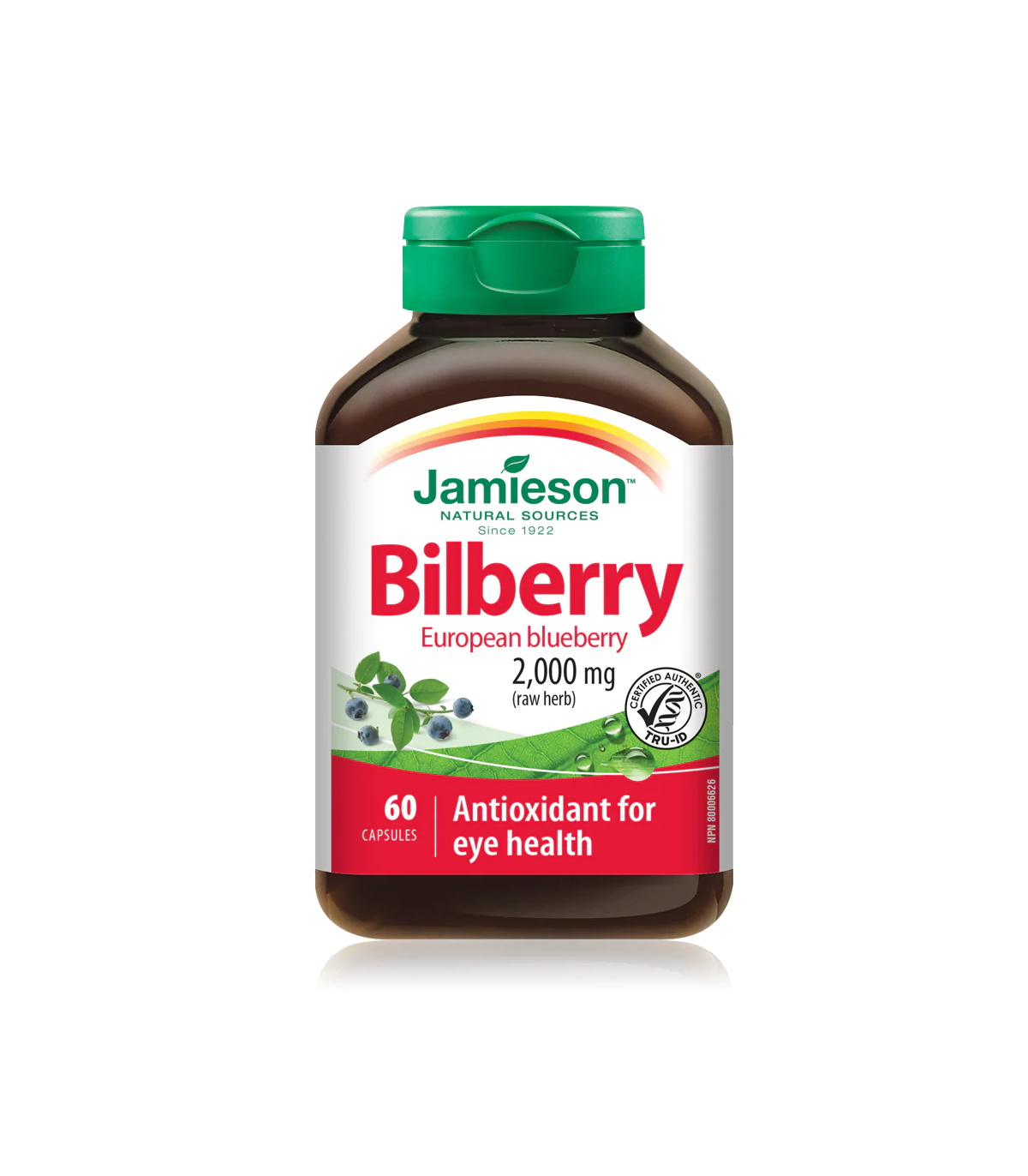 Jamieson Bilberry 2500 mg 60 Capsules | 每天不同折扣, 全网最低价格 | 种类齐全的保健品店铺 VITASHOP, 只有你想不到, 没有你买不到 !